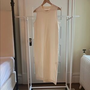 Everlane Cream Sleeveless Dress